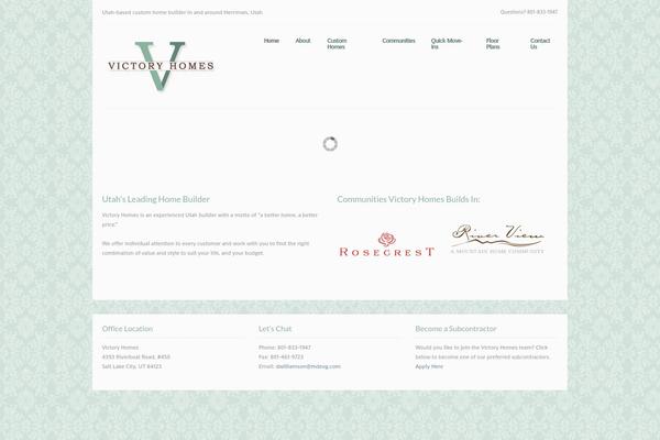 victoryhomesutah.com site used Magnitudo-v1.1.3