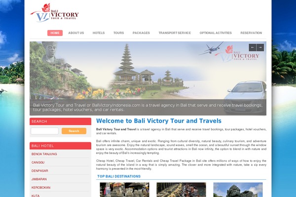 Voyage theme site design template sample
