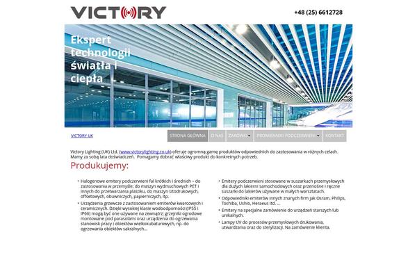 victorylighting.pl site used Victory