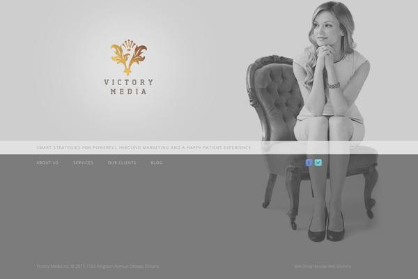 Victory theme site design template sample