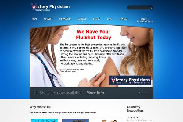 victoryphysicians.com site used Theme1260