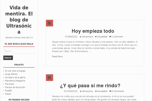 Twenty Fifteen theme site design template sample