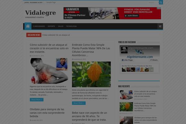 vidalegre.com site used Sahifa-5.2.0