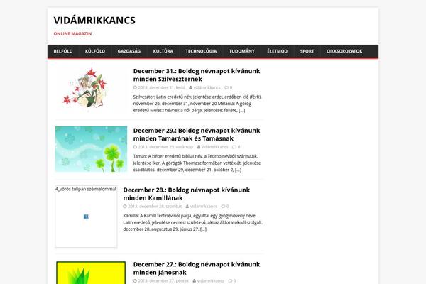 vidamrikkancs.com site used Cadabrapress