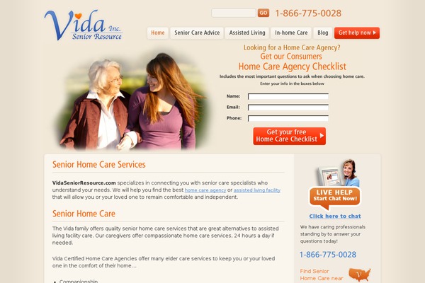 WordPress website example screenshot