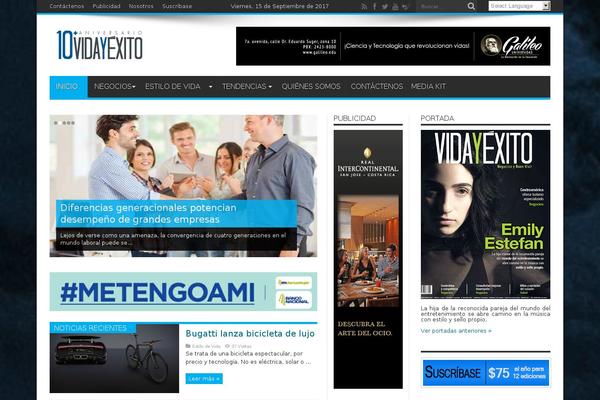 vidayexito.net site used Newsprk
