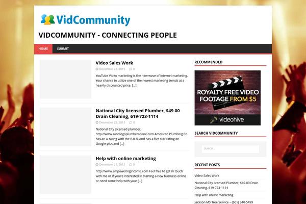 MH Magazine lite theme site design template sample