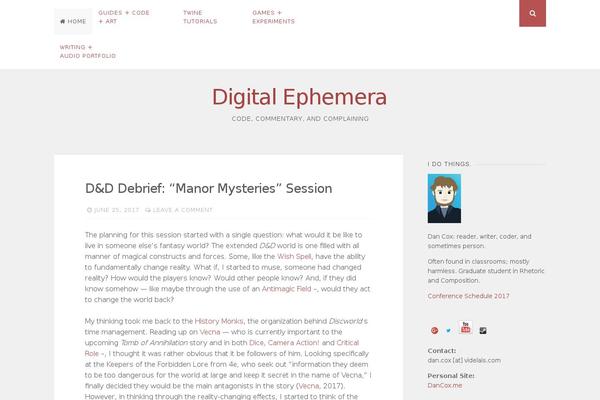 WordPress website example screenshot