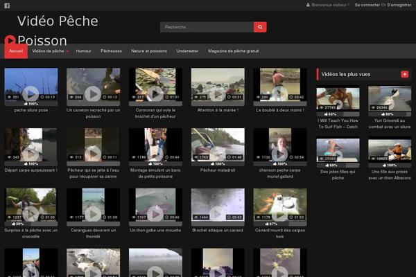 video-peche-poisson.fr site used Evs-theme