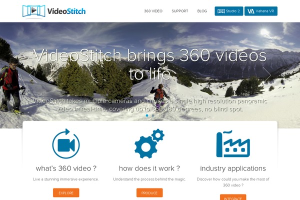 video-stitch.com site used Videostitch