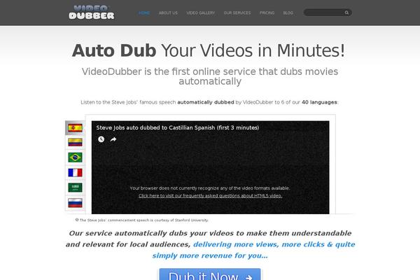 videodubber.com site used Conexus Parent
