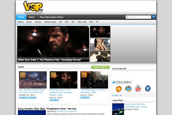 videogameplayer.tv site used Vgp