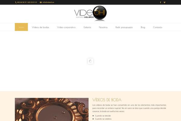 The7 theme site design template sample