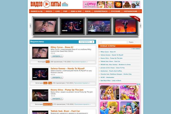 hits WordPress theme, websites list used hits theme hits theme websites examples