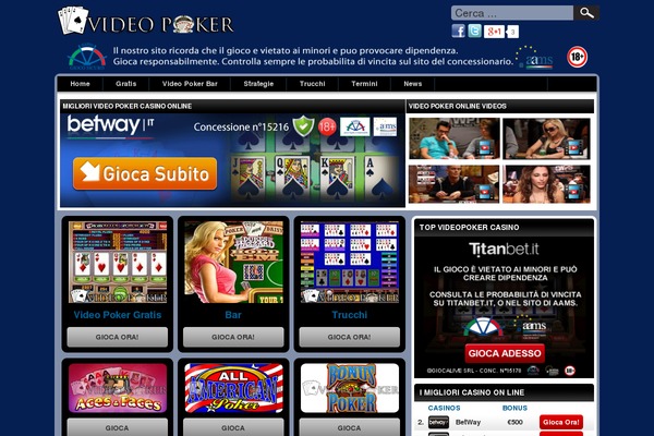 Poker theme site design template sample