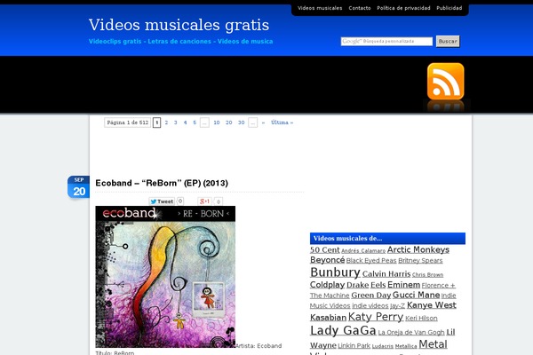 videos-musicales-gratis.com site used Adsensationblue