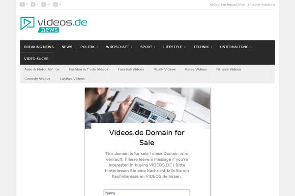 videos.de site used Videos