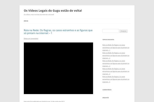 Twenty Twelve theme site design template sample