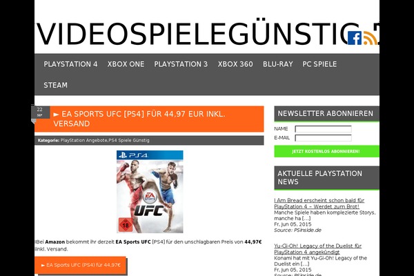 videospieleguenstig.de site used Vsg