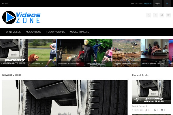 BeeTube theme site design template sample