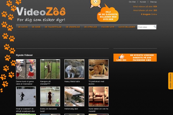 videozoo.dk site used Video