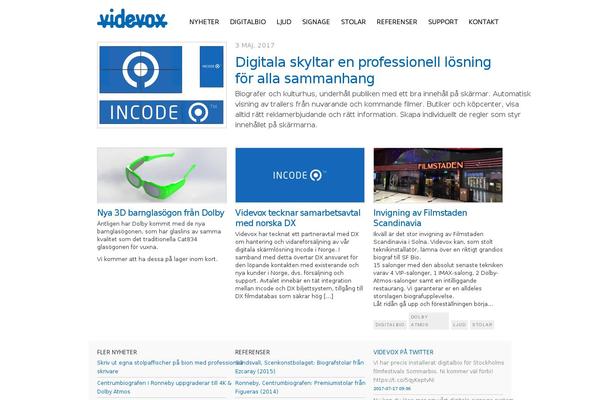 videvox.se site used Videvox13