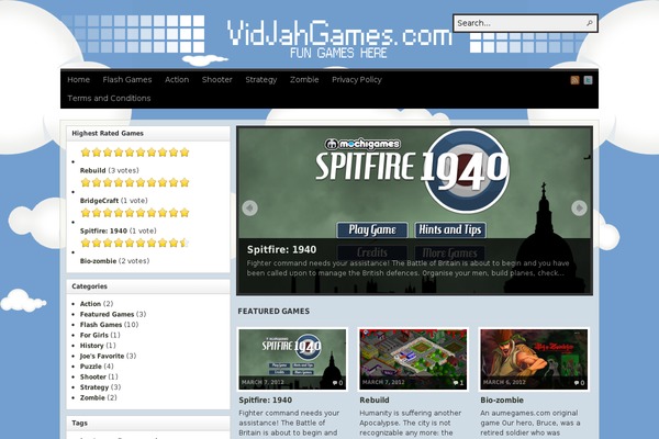 WordPress website example screenshot