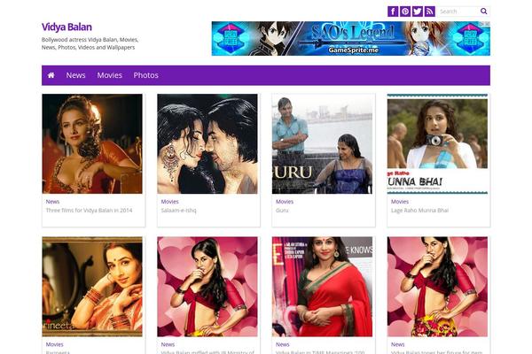 vidyabalan.in site used Bollywood