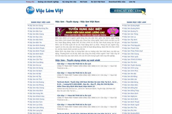 vieclamviet.com site used Websitedep
