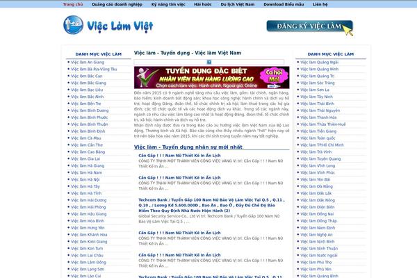 vieclamviet.com site used Websitedep