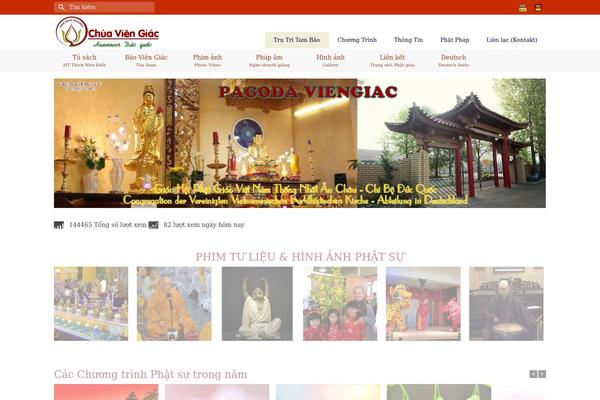 WordPress website example screenshot