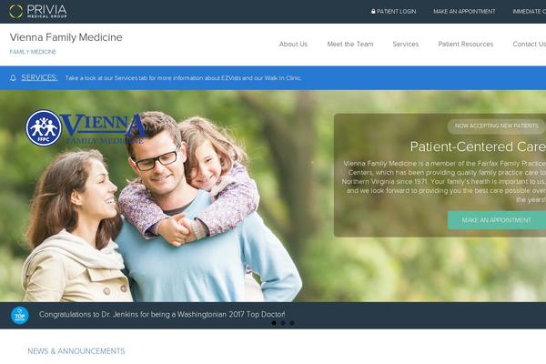 viennafamilymedicine.com site used Care_center_wordpress