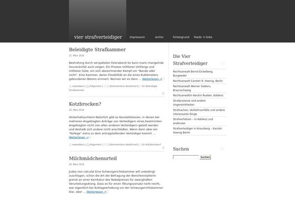 WordPress website example screenshot