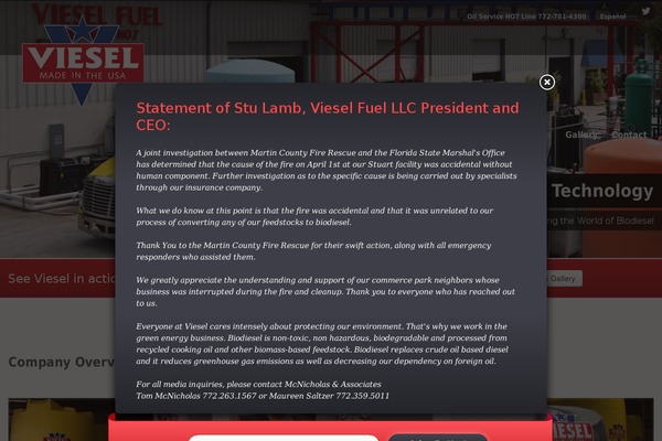 WordPress website example screenshot