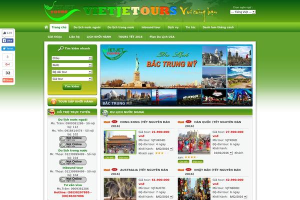 vietjetours.com site used Default