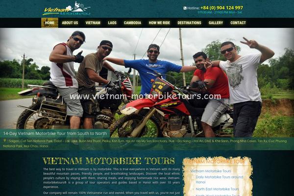 Tour Package theme site design template sample