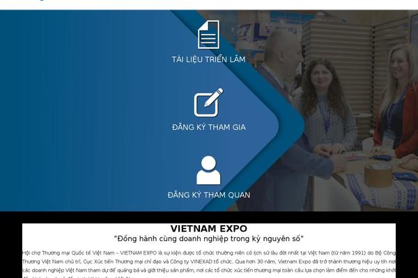 vietnamexpo.com.vn site used Theme_logistic