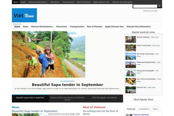 vietnamguidenews.com site used Webjournal-single-pro