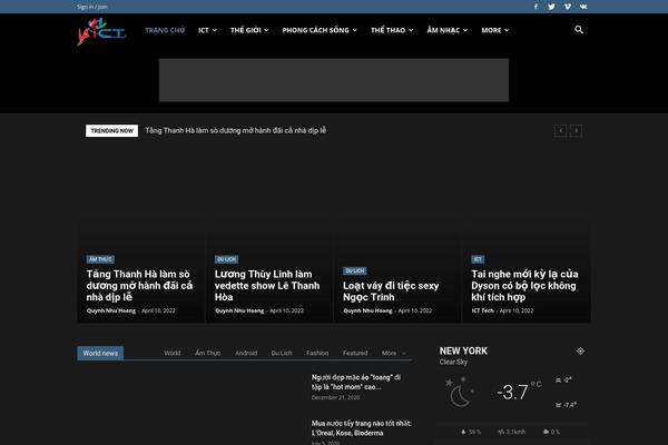 WordPress website example screenshot
