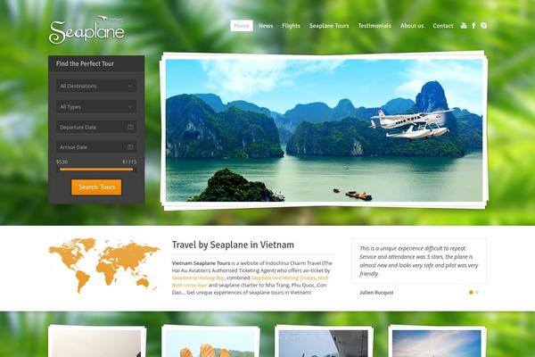 Midway theme site design template sample