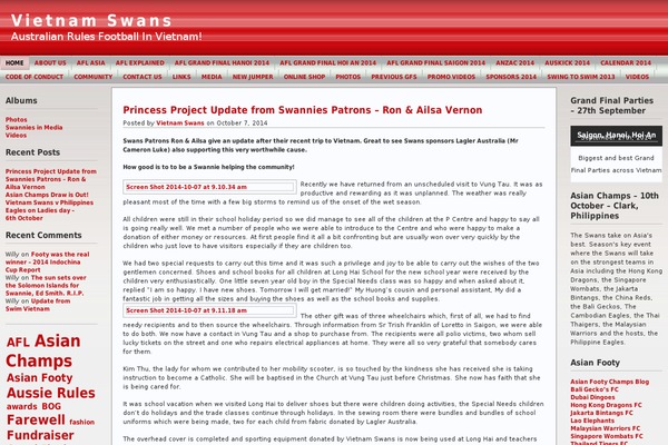 vietnamswans.com site used Vswans