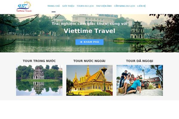 viettimetravel.vn site used Viettimetravel-child