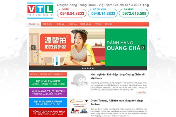 viettrunglogistics.com site used Dathangqc