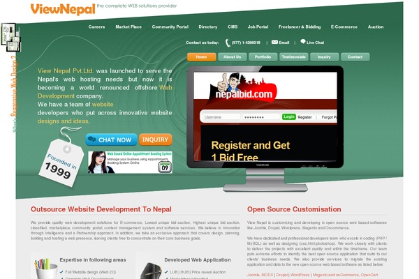 view-nepal.com site used Theme_vnpnet
