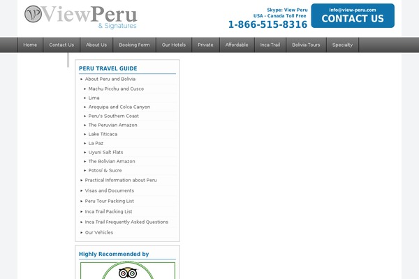 view-peru.com site used View2014