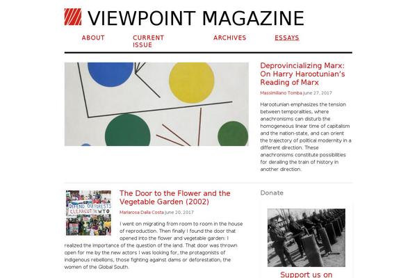 viewpointmag.com site used Path-child