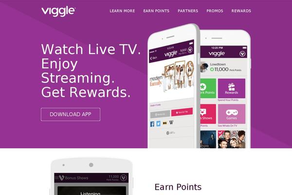 viggleinc.com site used Viggle
