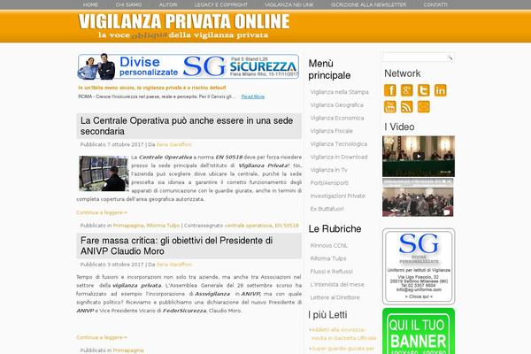 vigilanzaprivataonline.com site used Vigilanza2dot0