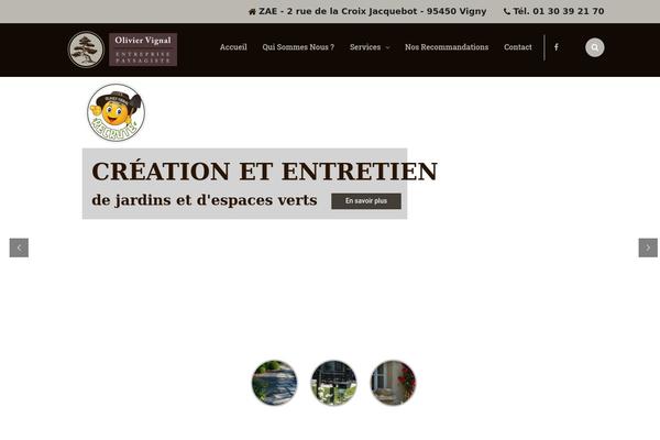 WordPress website example screenshot