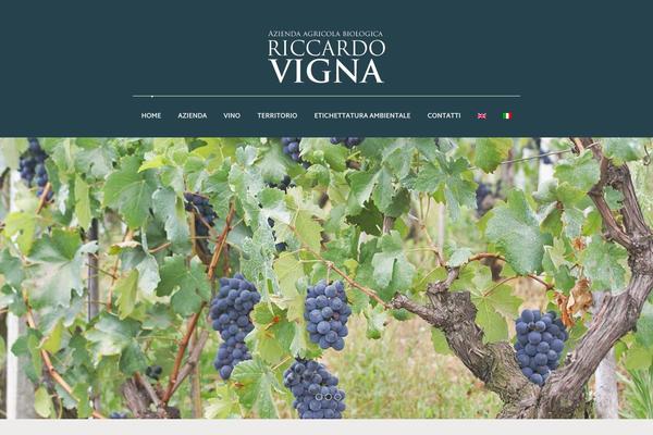 vignariccardo.it site used Vigna-template